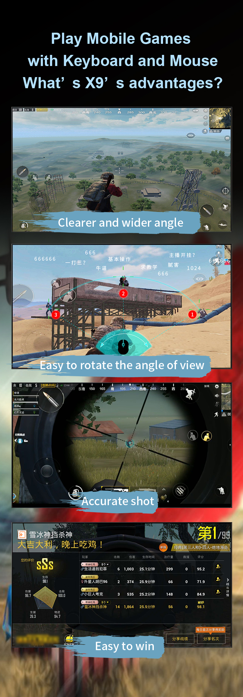 X9  Adapt to popular mobile game(图4)